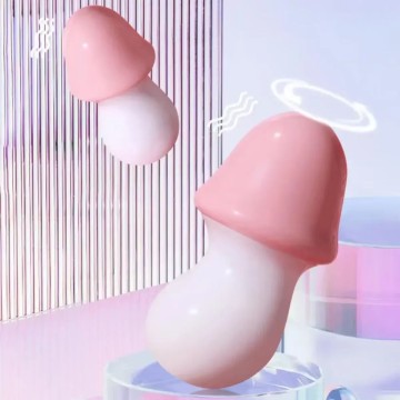Mushroom egg vibrator mini G-spot vibrator sex toy for women