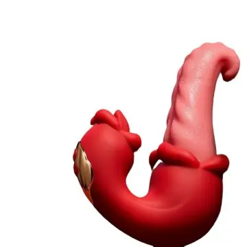 Rose vibrator tongue massager adult sex toy