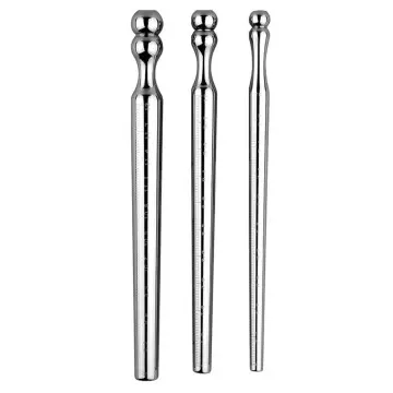 Stainless Steel Urethral Dilator Plugs with Diameter Graduation