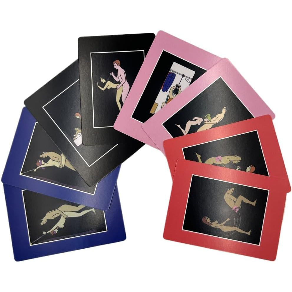 BDSM Sex Position Cards 50 Positions Bedroom Game