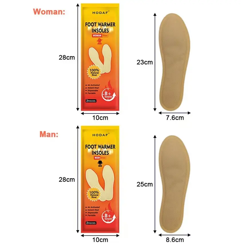 rapid warm-up foot insole
