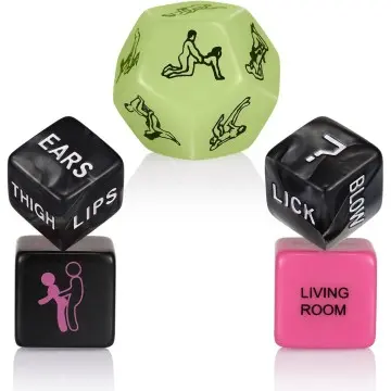 Glowing Sex Game Polyhedral Position Dice Set 5pcs