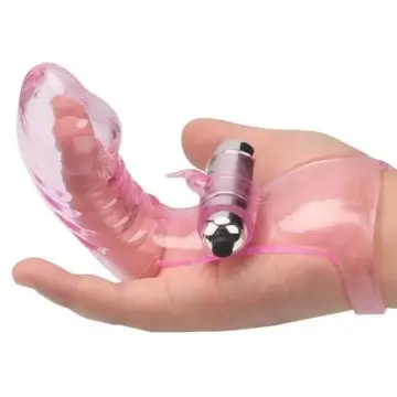 Finger Sleeve Vibrator Vagina G -Spot Sex Toy